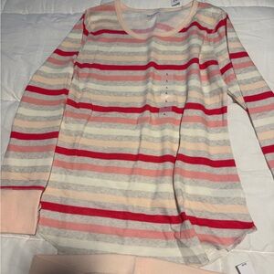 Gap Striped Long Sleeve Top